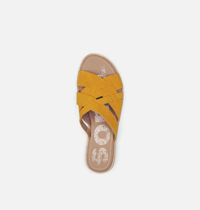 Chanclas Sorel Mujer - Ella™ Sandal Amarillo - 96314-OVCH